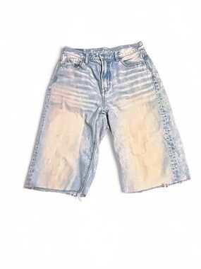 American Eagle Outfitters Light Blue Washed Denim Shorts